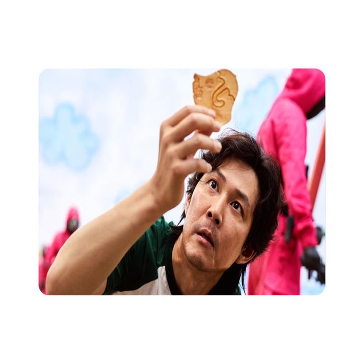 ماوس پد اطلس آبی طرح بازی ماهی مرکب مدل T6661